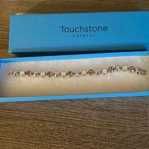 Touchstone Crystal Ice Bracelet- Pale sunset